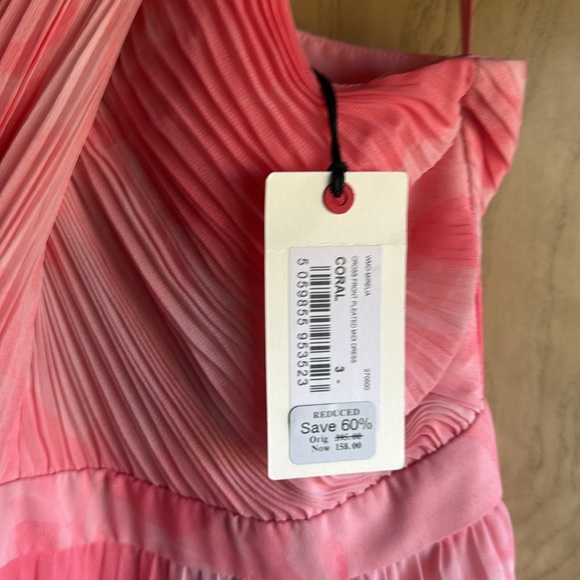 Ted Baker London 🔥 Mirelia Cross-Front Pleated Midi Dress - Picture 11 of 14